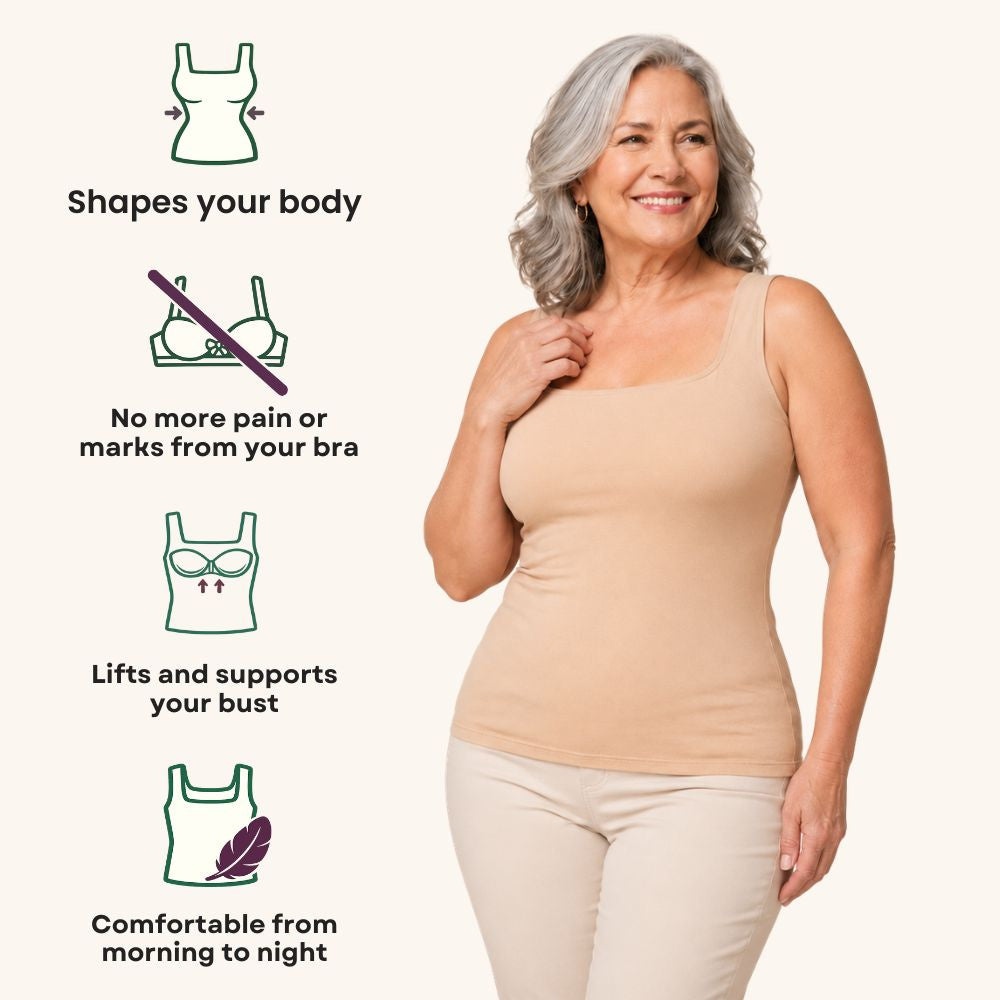 Built-In Bra Tank - Pack of 6