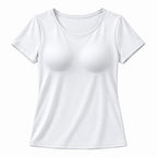 Built-In Bra Comfort T-Shirt