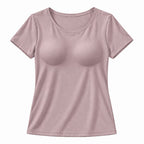 Built-In Bra Comfort T-Shirt